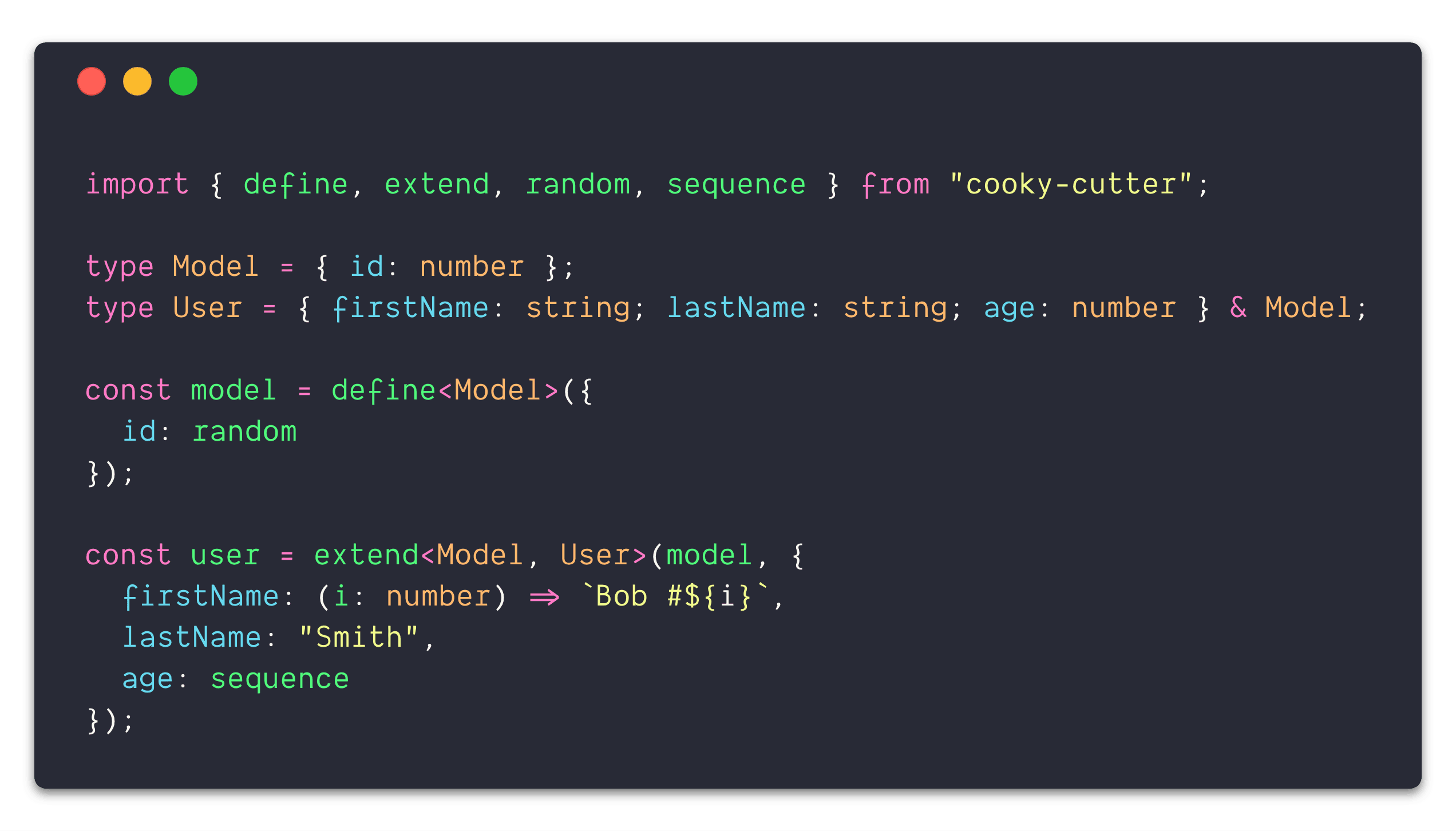 An example of extending an existing factory and using attribute helpers