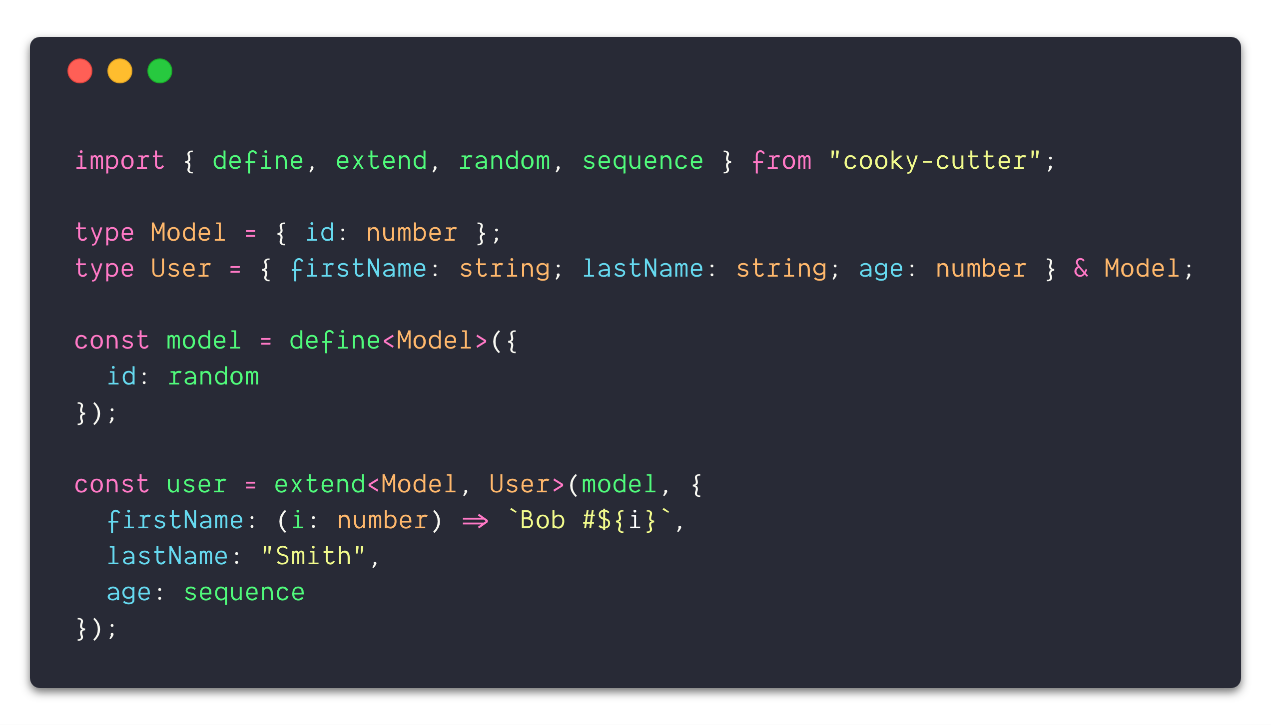 An example of extending an existing factory and using attribute helpers